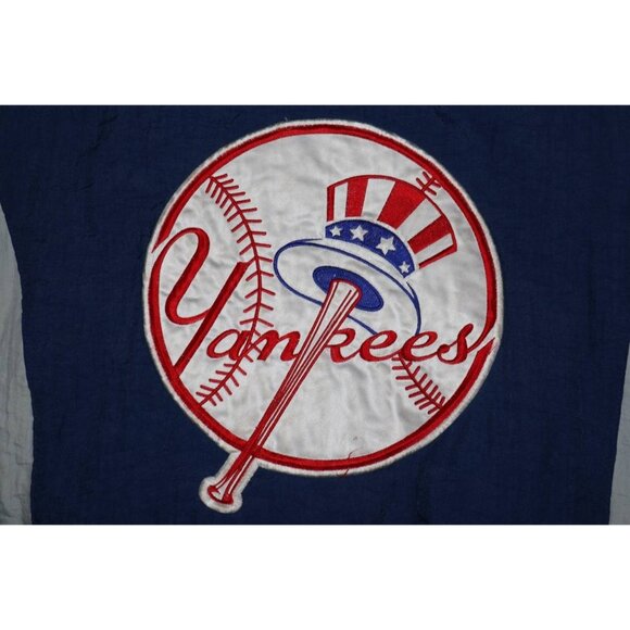 90s Yankees Starter Jacket Men's S Blue MLB Licensed Removable Hood - Picture 5 of 15